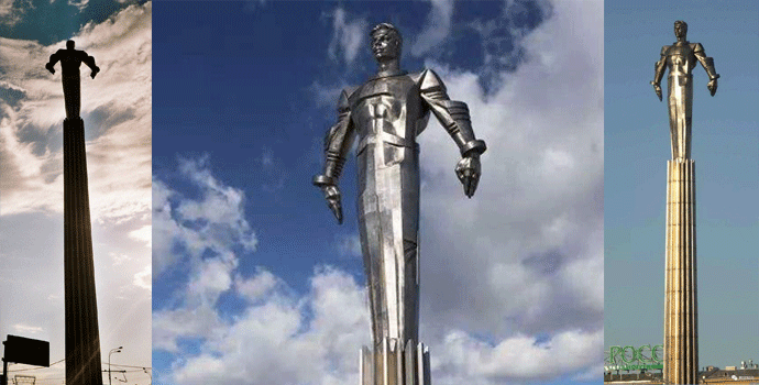 前蘇聯(lián)莫斯科的《加加林紀(jì)念碑》.gif 前蘇聯(lián)莫斯科的《加加林紀(jì)念碑》.gif